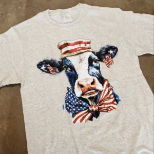 America Cow Graphic Tee