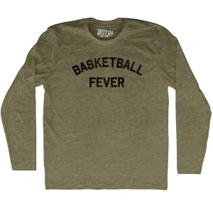 Basketball Fever Adult Tri-Blend Long Sleeve T-shirt