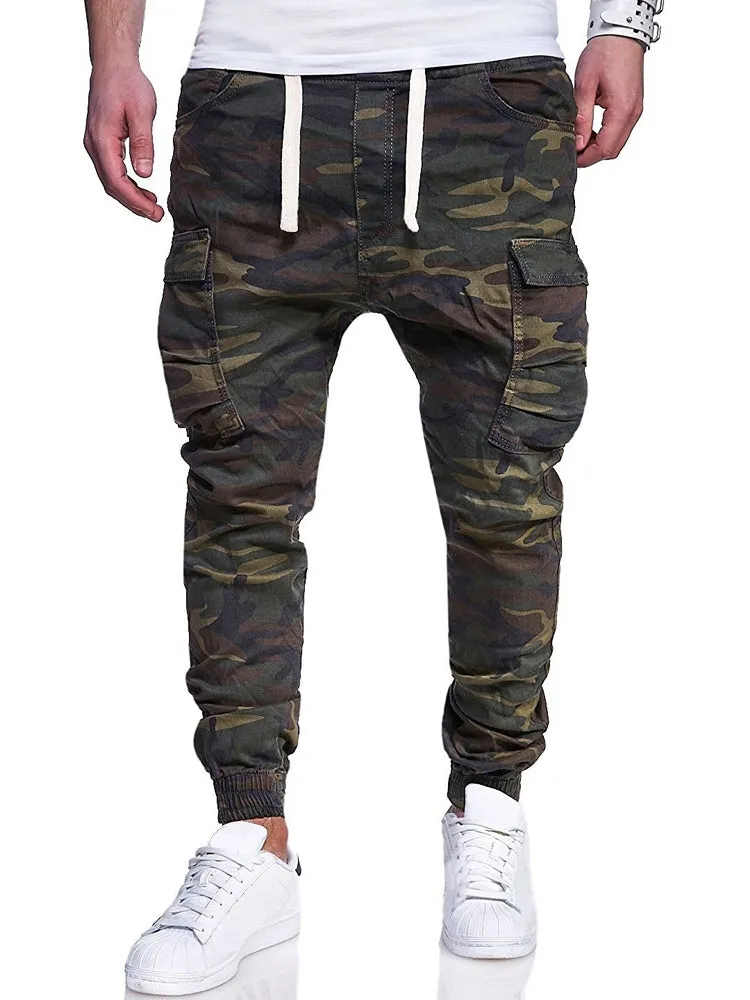 Casual Camouflage Drawstring Jogger