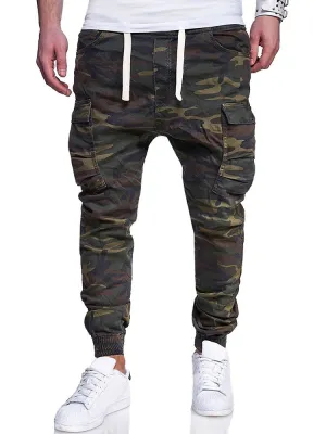 Casual Camouflage Drawstring Jogger
