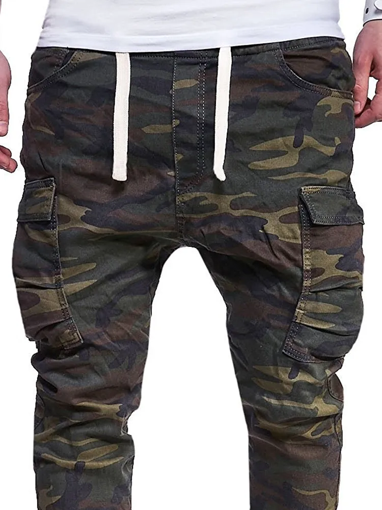Casual Camouflage Drawstring Jogger