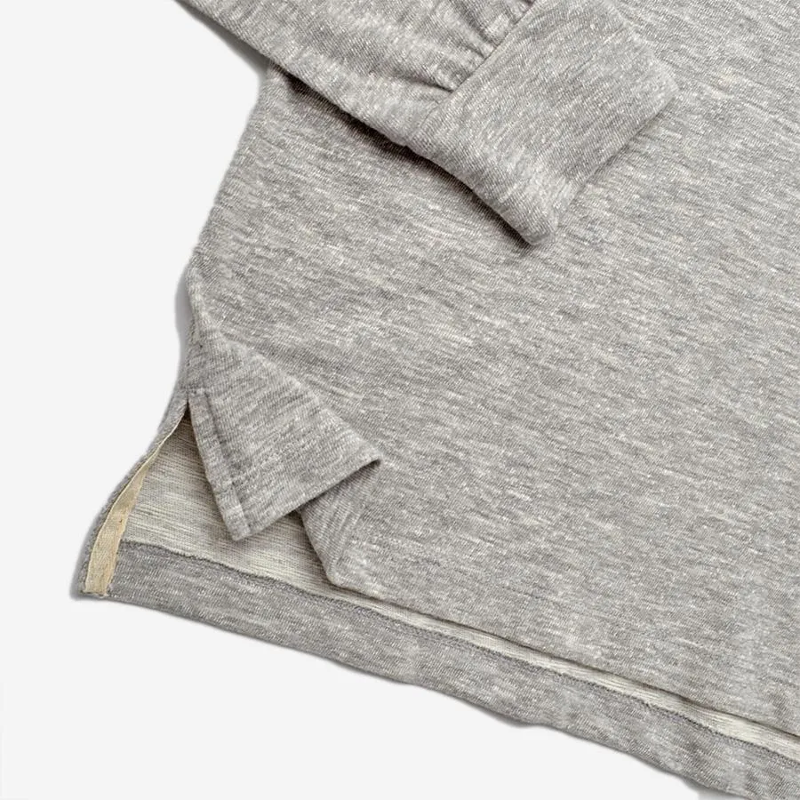 Double Slub Long-Sleeve T-Shirt - Heather Grey