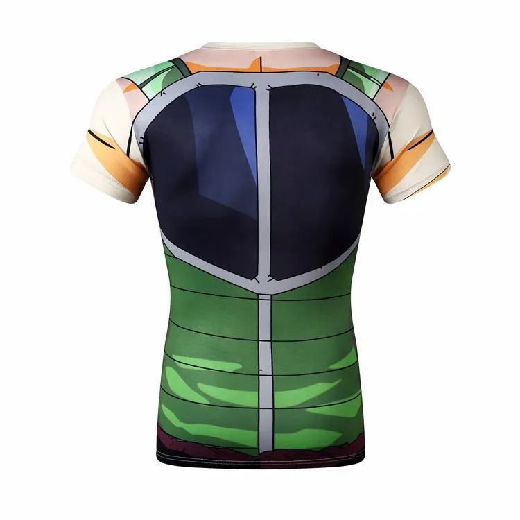 DRAGON BALL Z Bardock Short Sleeve Compression Shirt for Men