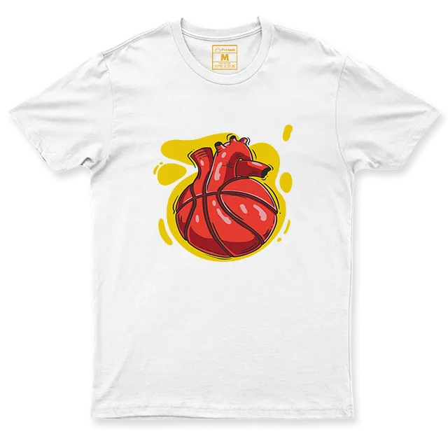 Drifit Shirt: Basketball Heart