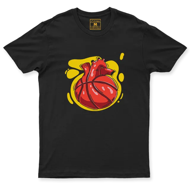 Drifit Shirt: Basketball Heart