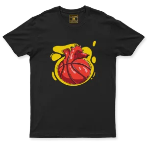 Drifit Shirt: Basketball Heart