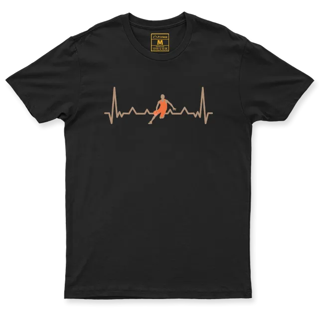 Drifit Shirt: Basketball Heartbeat