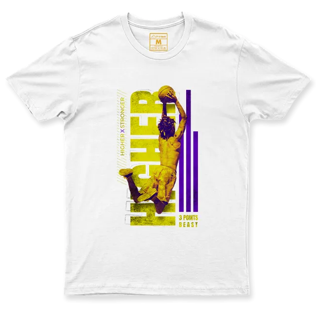 Drifit Shirt: Basketball Higher Stronger
