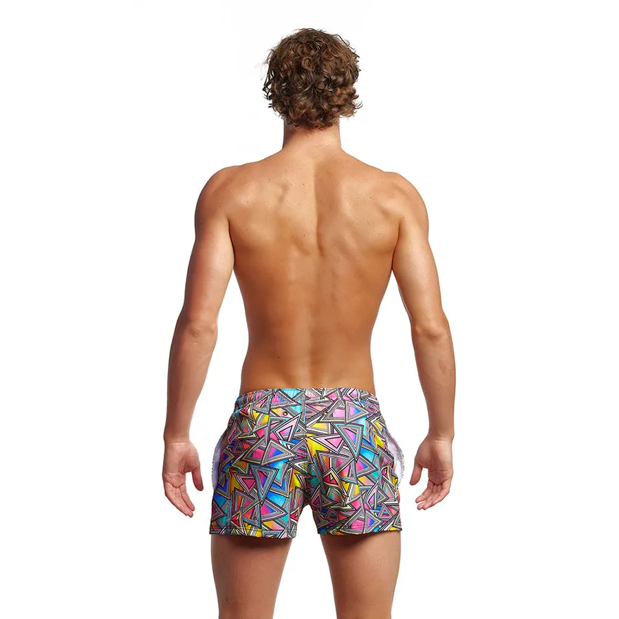 Funky Trunks Mens Shorty Shorts Short FT40M - Prism Break