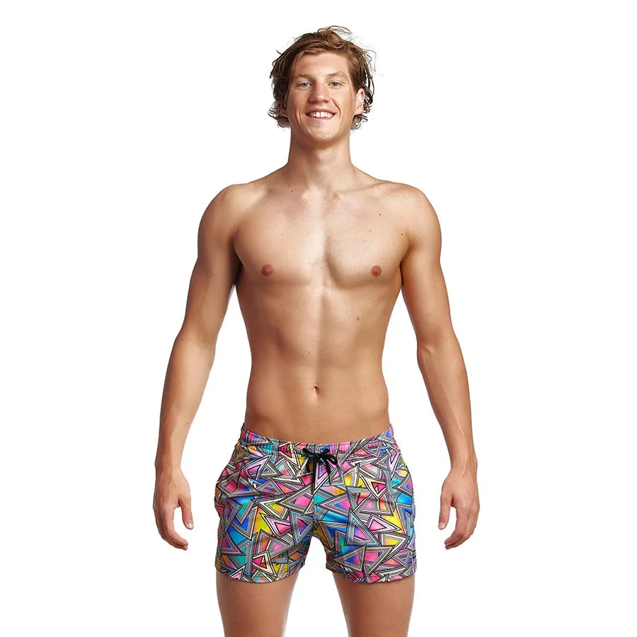 Funky Trunks Mens Shorty Shorts Short FT40M - Prism Break
