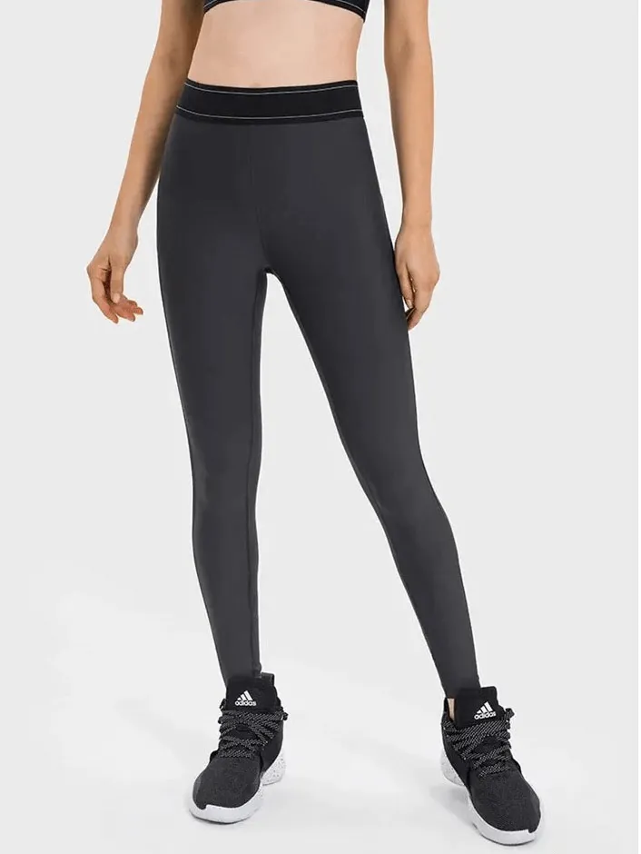 High-Waisted Gym Elastic Compression Leggings - SF1806