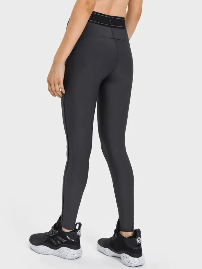 High-Waisted Gym Elastic Compression Leggings - SF1806