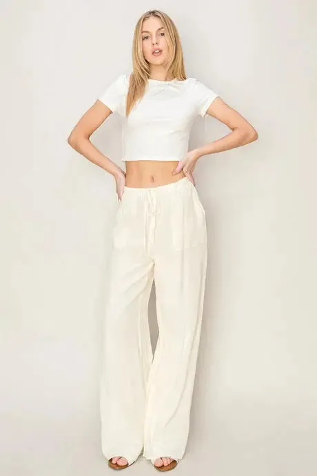 Hyfive Inc. Natalie High Waisted Pants – Effortless Style & Comfort