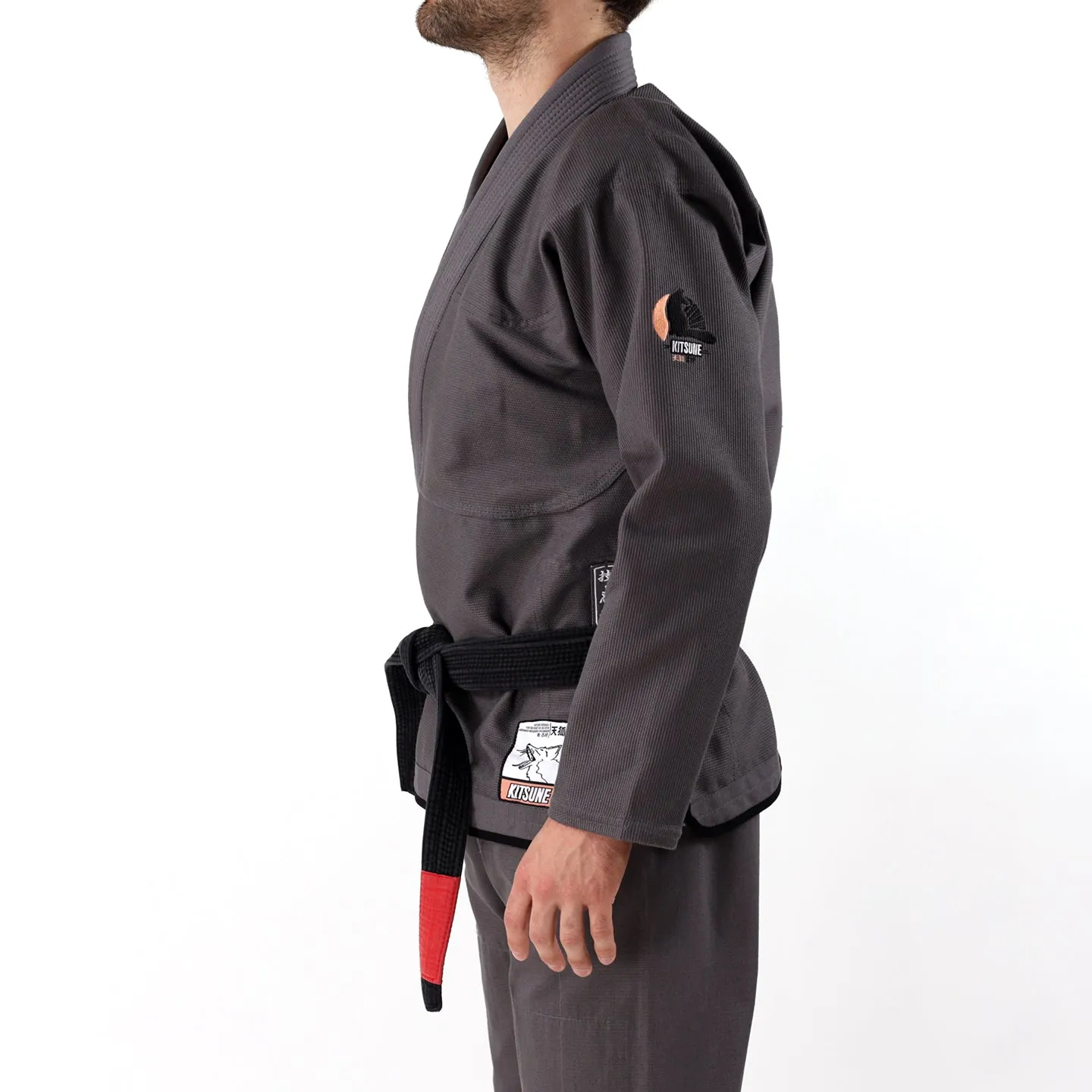 Kitsune "Dragon" Men's BJJ Gi - Dark Grey