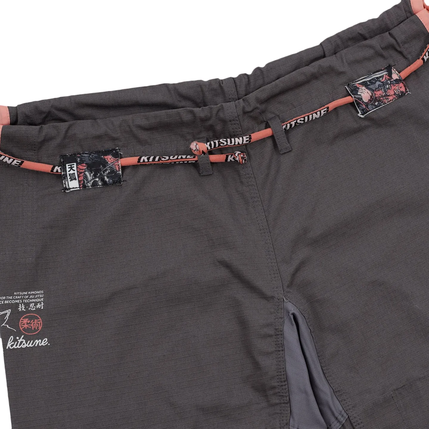 Kitsune "Dragon" Women's BJJ Gi - Dark Grey