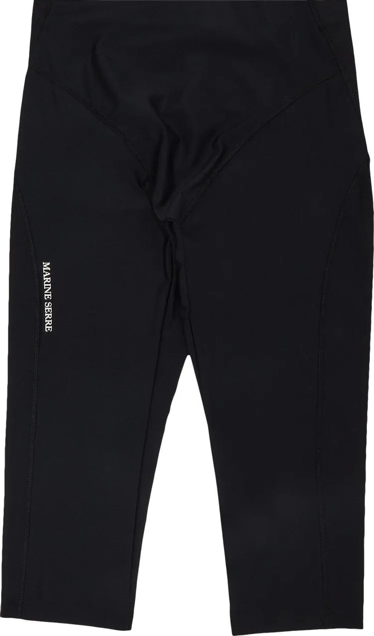 Marine Serre Training Shorts 'Black', black