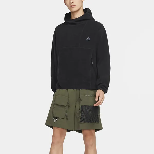 Nike ACG Polartec Wolf Tree Parker Casual Sports Pullover Sweatshirt Black, black