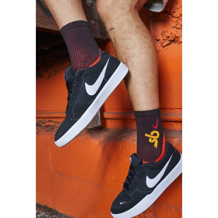 NIKE SB FORCE 58 - BLACK/WHITE-BLACK