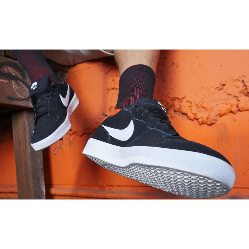 NIKE SB FORCE 58 - BLACK/WHITE-BLACK