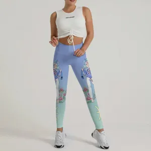 Pisces Mom Zodiac Fighter Leggings