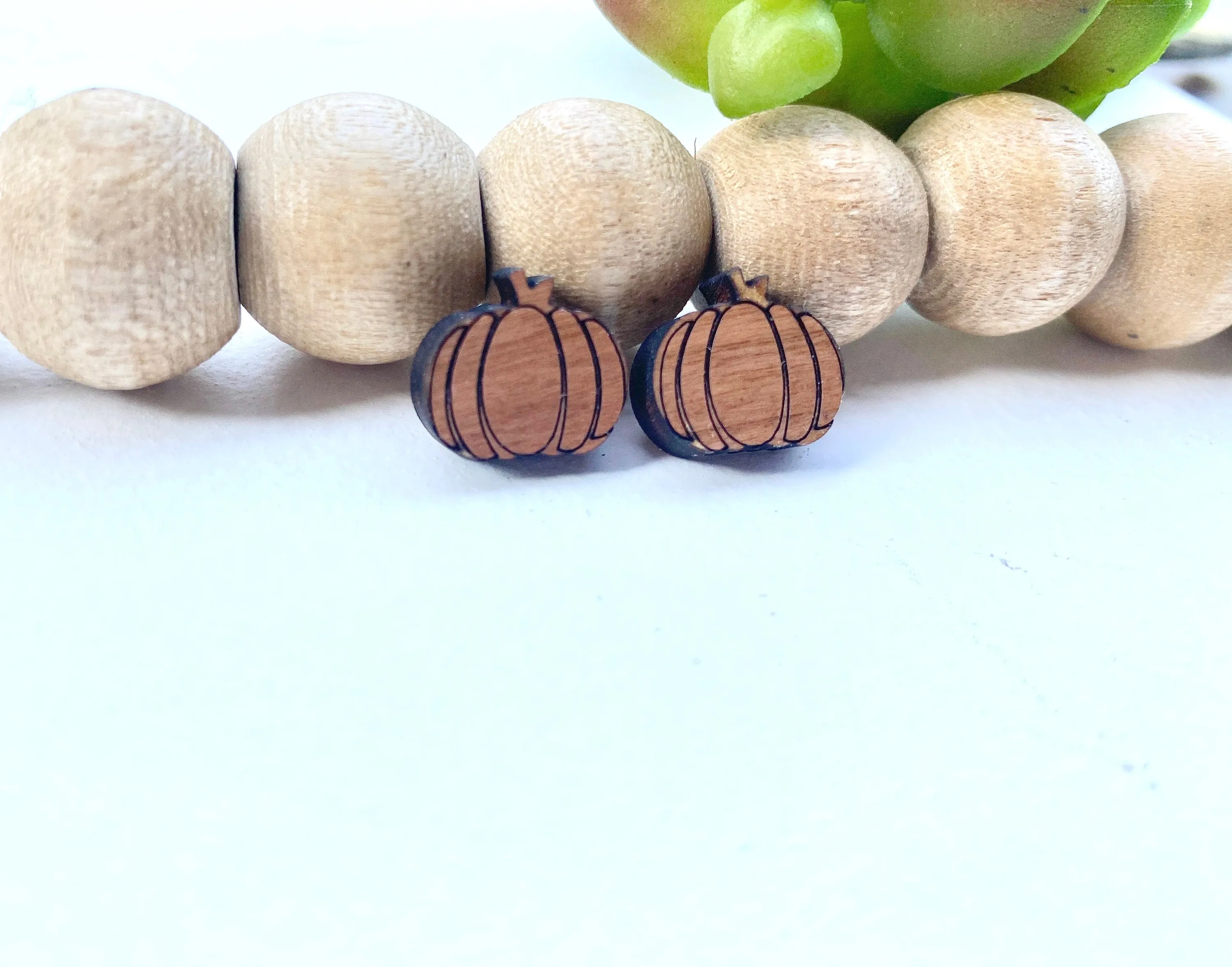 Pumpkin Stud Earring, Fall Post Earring, Autumn Earring, Mother's Day Gift, Gift for Best Friend, Sister Gift
