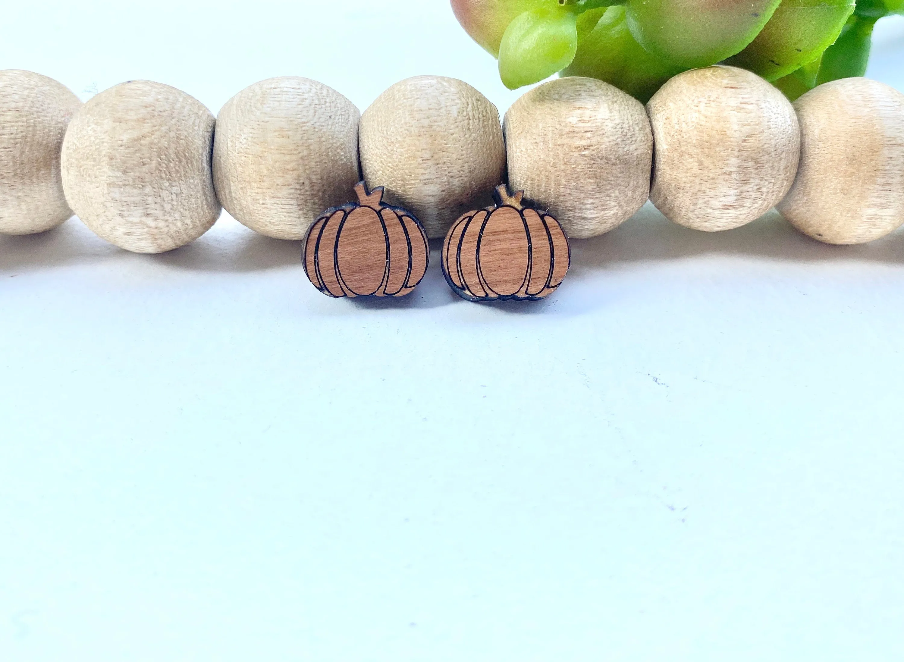 Pumpkin Stud Earring, Fall Post Earring, Autumn Earring, Mother's Day Gift, Gift for Best Friend, Sister Gift