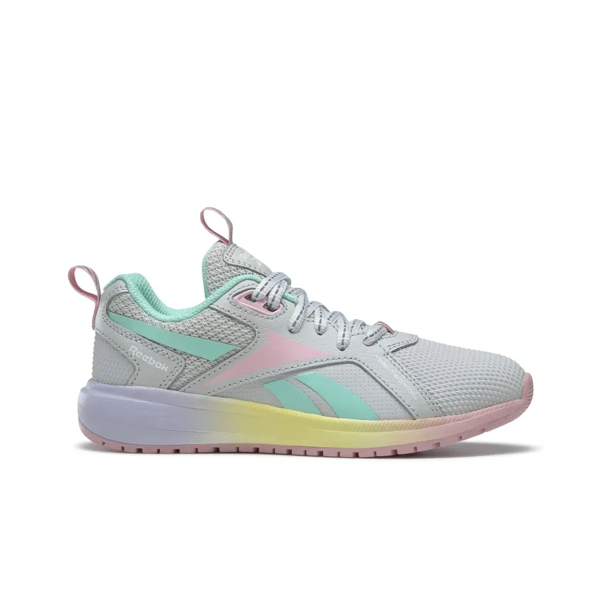 Reebok Kid's Durable Running Shoes - Grey/Pink/Mint