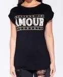Snake Print Amour Logo T Shirt