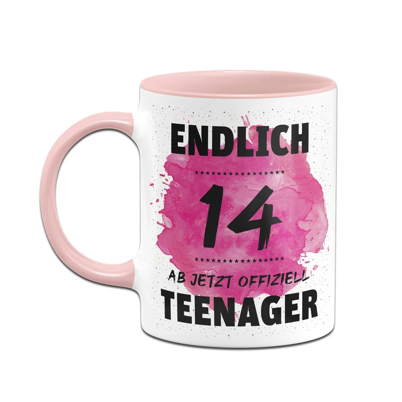 Tasse - Endlich 14 - Ab jetzt offiziell Teenager